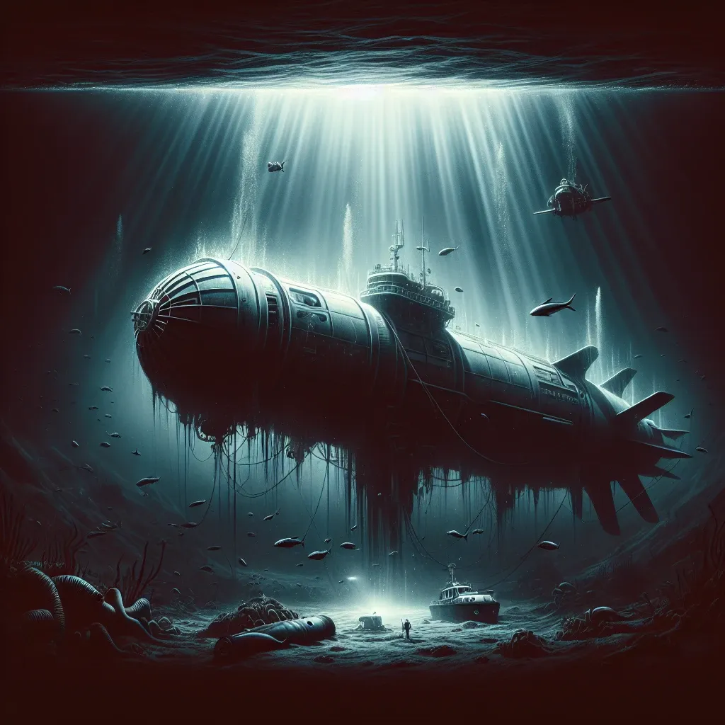 "Áudio inédito do Titan revelando os últimos momentos antes da implosão do submersível, destacando a importância da segurança na exploração submarina."