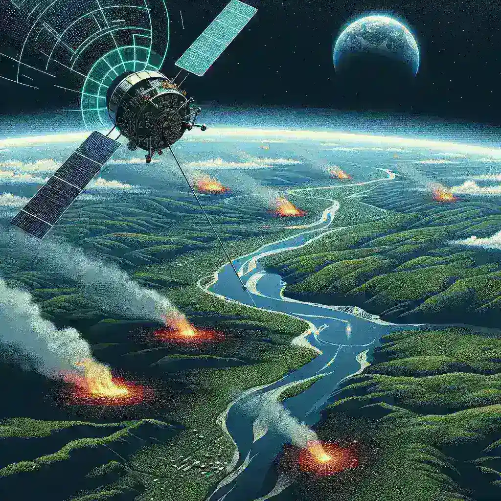 Satélite Brasileiro Auxilia no Rastreamento de Queimadas no Pantanal